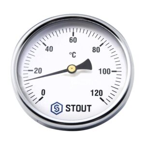 Термометр накладной с пружиной STOUT 63мм